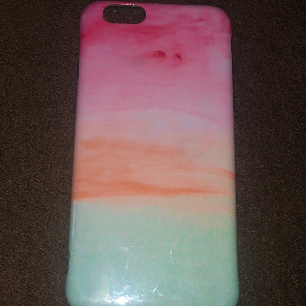 iPhone 6s rubber water paint phone case